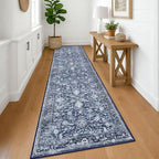 KILOCOCO Runner for Hallway 3x12 Runner Rug Printed Vintage Floral Washable Rug - Image 3