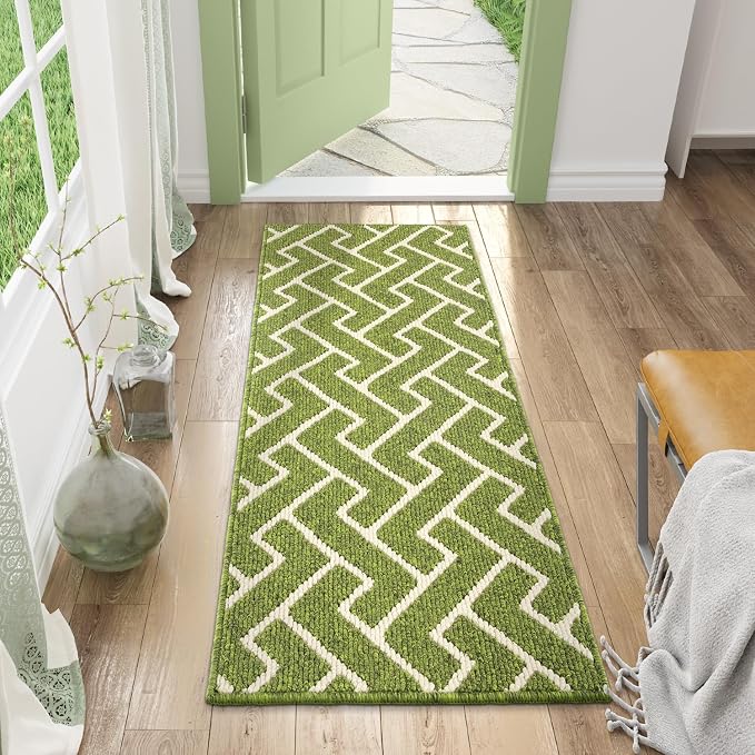 hicorfe Dirt Trapper Indoor Doormat, Non Slip Backing Washable Door Mats by Hicorfe