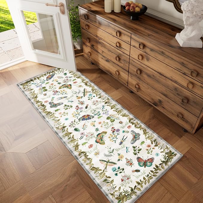 Machine Washable Kitchen Runner Rugs: 2'6"x8' Hallway Runner Stain Resistant - Image 7