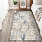 3x6 Washable Non-Slip Kitchen Runner Rug – Modern Abstract Wide Floor Carpet - Image 4