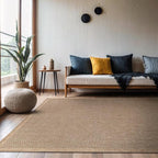 CAMILSON Easy Jute Rug 4x6, Indoor Outdoor Natural Color Fiber Area Rugs - Image 7