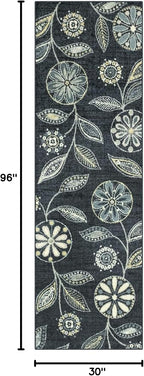Maples Rugs Reggie Floral Runner Rug - Image 2