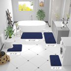 OLANLY Bathroom Rugs 36x24, Extra Soft Absorbent Chenille Bath Rugs, Rubber - Image 2
