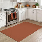 IOHOUZE Washable Area Rug 3x5 Non Slip Rubber Backed Woven Rugs - Image 2