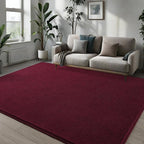 Pettop 7x10 ft Burgundy Red Area Rugs - Image 3