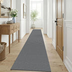 KOZYFLY Cotton Runners for Hallway 3x9, Wide Washable Runner Rug, Woven Non - Image 8