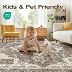 Washable 5x7 Area Rug for Living Room - Image 4