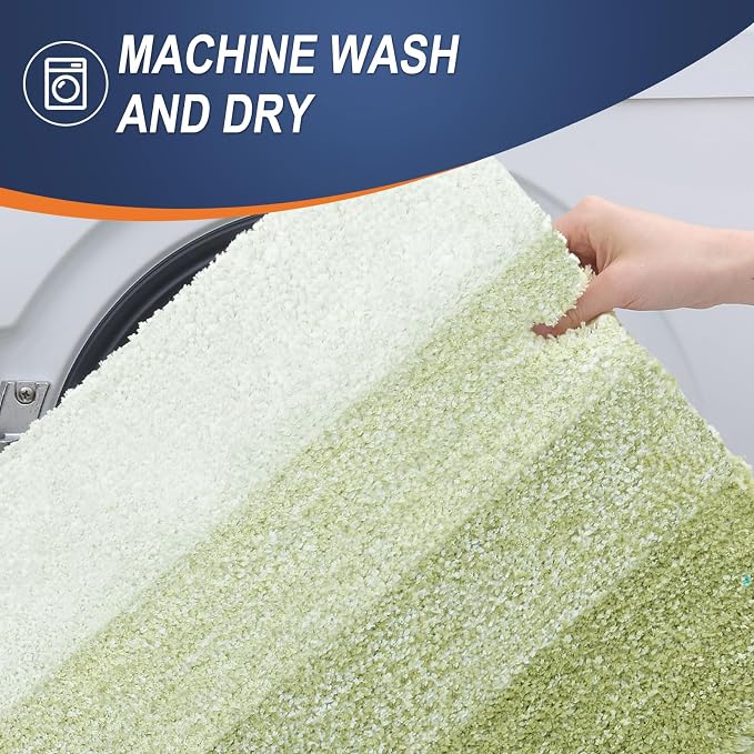 OLANLY Large Bathroom Rugs Mat 45x27, Extra Soft Absorbent Microfiber Bath Rugs - Image 6