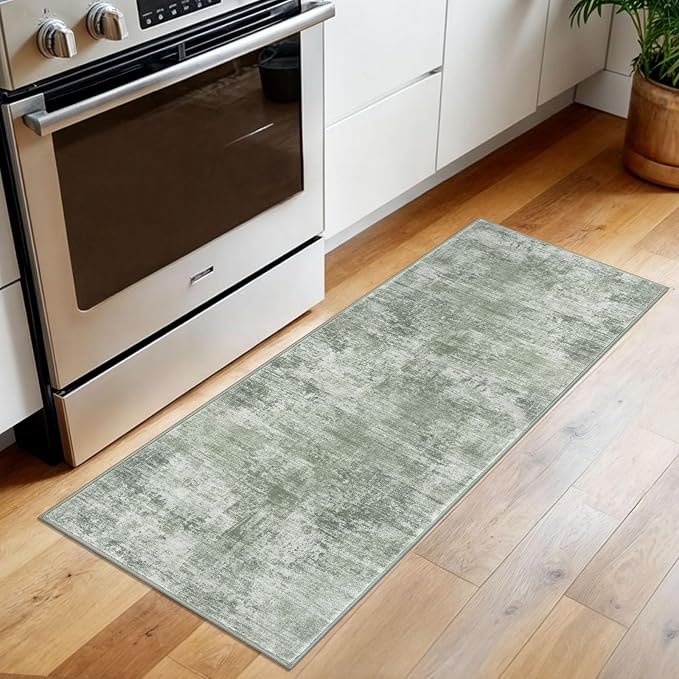 IOHOUZE Abstract Runner Rug 2x5 Ft Washable Runners - Image 2