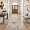 Vintage Hallway Runner Rug 2x10: Large Soft Washable Entryway by COTILED