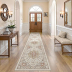 Vintage Hallway Runner Rug 2x10: Large Soft Washable Entryway by COTILED