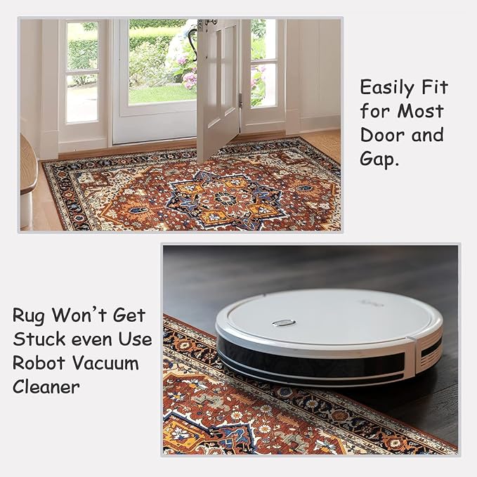 Moynesa Ultra-Thin Washable 8x10 Area Rugs - Image 7