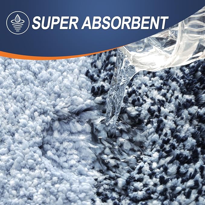 OLANLY Large Bathroom Rugs Mat 54x24, Extra Soft Absorbent Microfiber Bath Rugs - Image 3