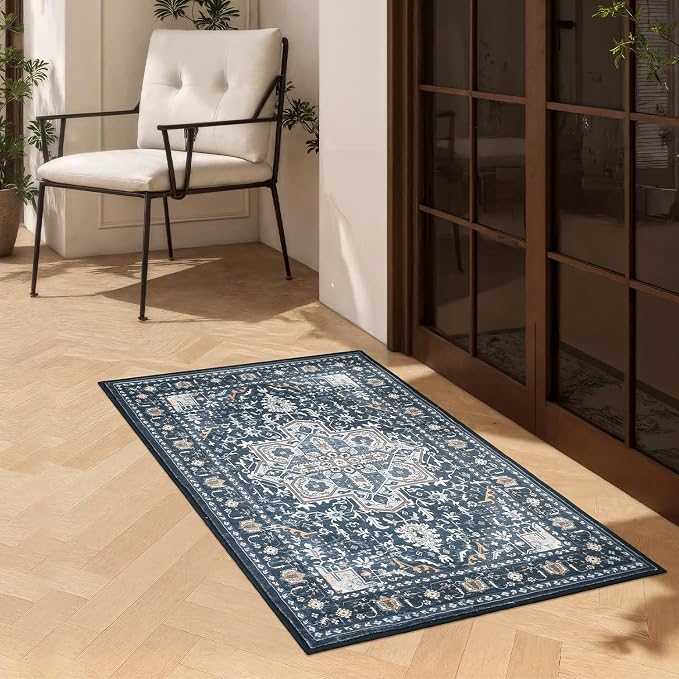 Rugflix 2x3 Small Area Rugs for Entryway, Washable Entrance Door Mat Non-Slip - Image 6