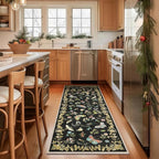 Washable Runners for Hallways Kitchen Rugs: 2'6"x8' Runner Rug Stain Resistant - Image 2