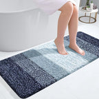 OLANLY Bathroom Runner Rugs Mat 47x20, Extra Soft Absorbent Microfiber Bath Rugs by OLANLY