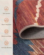 BESTSWEETIE Area Rug 10x14 Rug Machine Washable Non-Slip Low Pile Print Pattern - Image 2