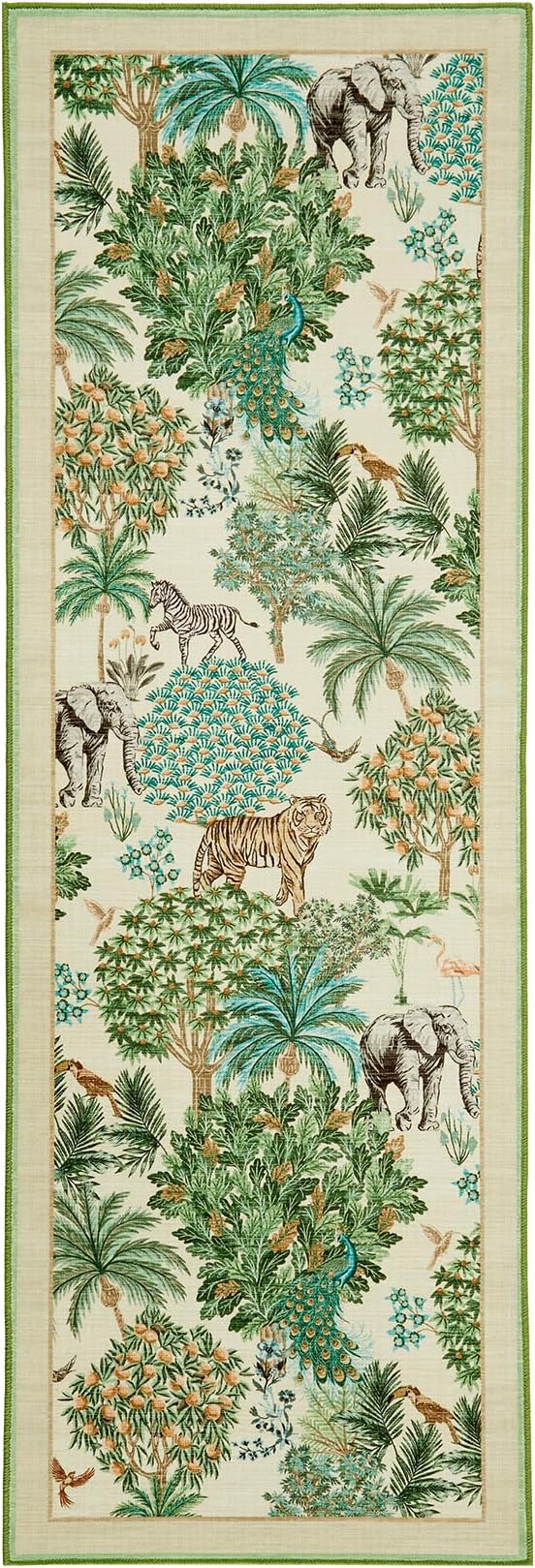 GarveeHome Jungle Rug 2.5x8 Kitchen Runner Rug Non Slip Washable Runners - Image 5