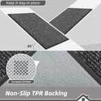 BEQHAUSE Dirt Trapper Door Mat 20" x 32", Non-Slip Washable Doormats Entrance - Image 6