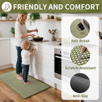 YDKGL Kitchen Runner Rugs Non Slip Washable, Super Absorbent Soft Chenille - Image 3