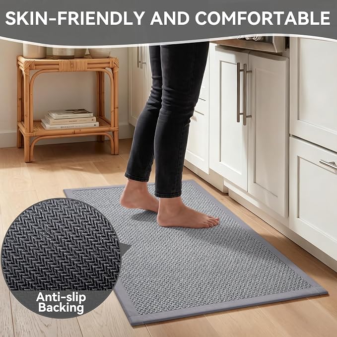 Kitchen Rugs Set of 2, Soft Kitchen Mats - Image 5
