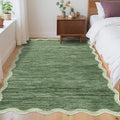 GarveeHome Scalloped Area Rug 4x6 by GarveeHome