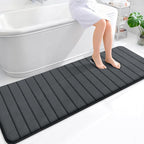 OLANLY Memory Foam Long Bathroom Rugs Runner 70x24, Super Soft Absorbent Bath by OLANLY