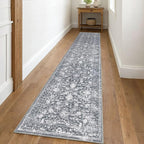 KILOCOCO Runner for Hallway 2x10 Runner Rug Printed Vintage Floral Washable Rug - Image 2