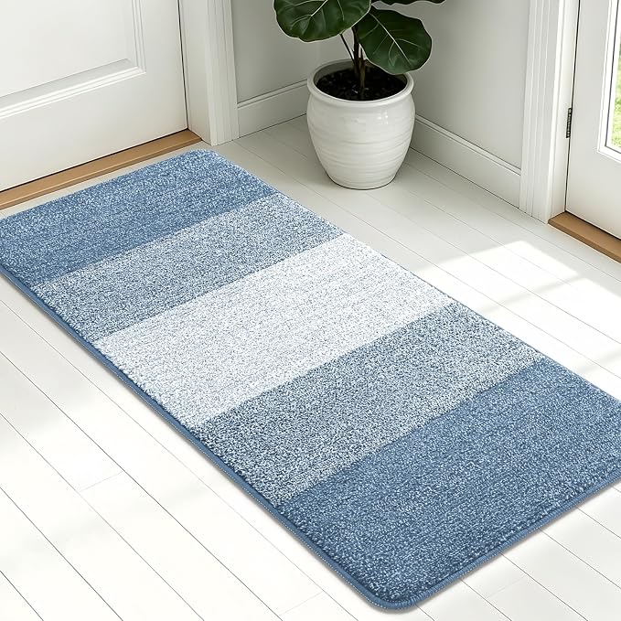 Kitinjoy Indoor Outdoor Door Mat, 54x24 Non-Slip Absorbent Dirt Trapper by Kitinjoy