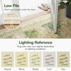 Lessymo Floral Large Area Rug 9x12, Living Room Washable Area Rugs Non Slip - Image 7