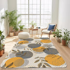 SPUNKER Bohemain Leaves Area Rug 5x7 Rugs - Image 7