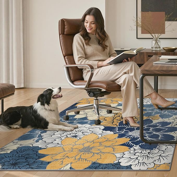 36"x48" Office Chair Mat for Hardwood Tile Floor, Under Desk Carpet Protector - Image 7