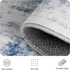 8x10 Area Rugs, Abstract Morden Soft Washable Rug, Non-Slip Low Pile Rugs - Image 6