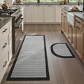 PADOOR Non Slip Kitchen Rugs Sets of 2 by PADOOR