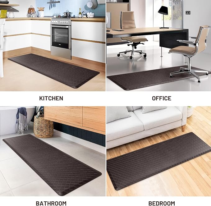 HappyTrends Kitchen Mat Cushioned Anti-Fatigue Floor Mat, Thick Waterproof - Image 7