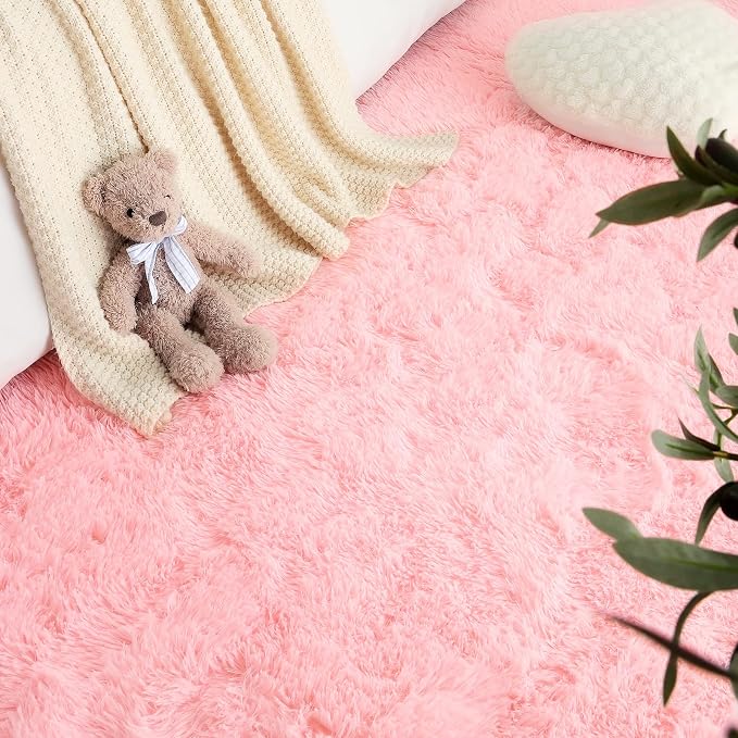 LOCHAS Ultra Soft Indoor Modern Area Rugs Fluffy Living Room Carpets - Image 6