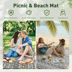 MontVoo Outdoor Rug Carpet Waterproof 10x14 Outdoor Patio Rug Mat Reverisble - Image 5