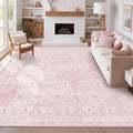 Rugxara 8x10 Area Rugs for Living Room Bedroom, Vintage Floral Retro Boho Non by Rugxara