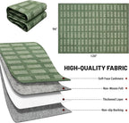 Washable Rugs 8x10 Area Rugs for Living Room, Ultra Soft Faux Wool Retro Carpets - Image 2