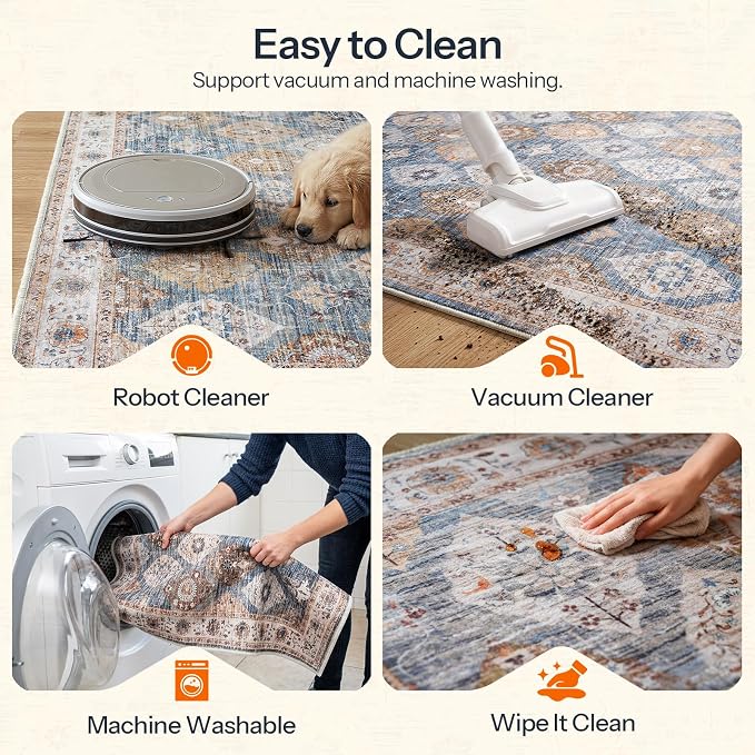 HOOBRO 2 x 6 Runner Rugs Washable, Area Rugs - Image 7