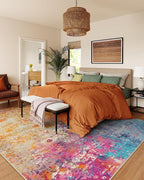 Lahome Modern Abstract Area Rugs 9x12 Living Room Rug Non Slip, Washable - Image 2