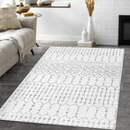 Lahome Moroccan Washable Living Room Rug 3x5 Area Rugs - Image 9