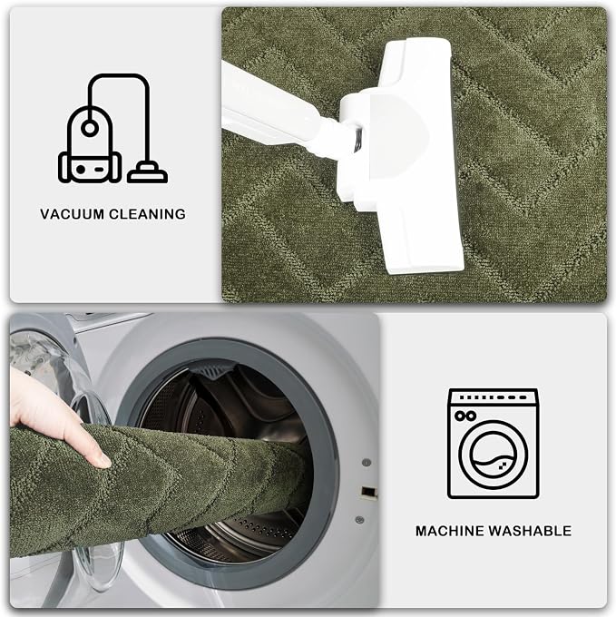 PURRUGS Dirt Trapping Door Mat 32" x 70", Non-Slip Machine Washable Entry Rug - Image 7