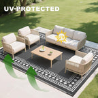 RURALITY Outdoor Rugs 5x8 Waterproof - Image 6