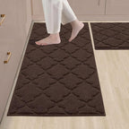 COSY HOMEER Soft Kitchen Rugs for in Front of Sink Super Absorbent Kitchen by COSYHOMEER