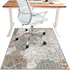 36"x48" Office Chair Mat for Hardwood Tile Floor, Under Desk Carpet Protector by BESBLEE