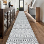 KUTA Extra Long Runners for Hallways 2.6x20ft Non-Slip Washable, Stair Runners by KUTA