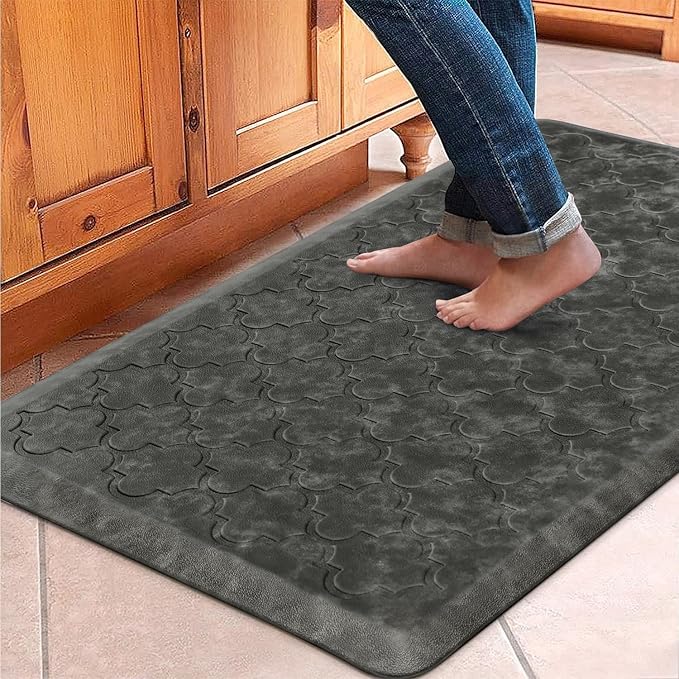 WISELIFE Kitchen Mat Cushioned Anti Fatigue Floor Mat, Thick Non Slip Water by WiseLife