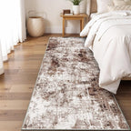 2x8 Washable Runner Rugs for Hallway: Easy-to-Clean Abstract Runners for by WIEVEDENS