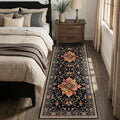 RELEANY Area Rugs Runner 2'x6' Washable Non-Slip, Floral Vintage Distress by RELEANY